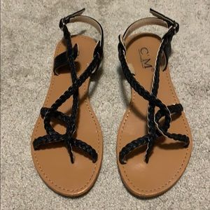 Black sandals